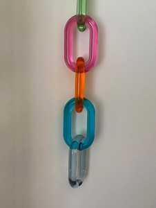 Escultura Artística de Resina, Decoración Circular en Forma Irregular, Color Ámbar Púrpura Transparente, para Coleccionables de Arte - Product Image 6