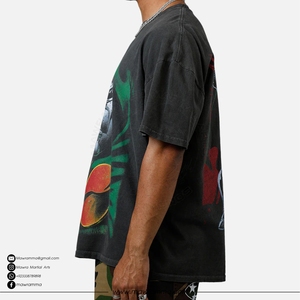 Camiseta Oversize de Algodón 100% Personalizada con Logo para Streetwear, Estampado DTG, Hombro Caído, Estilo Vintage, Ecológica, Venta al por Mayor - Product Image 2