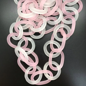 Chaînes à maillons en acrylique transparentes en gros, chaînes réglables en résine acrylique, article décoratif mural, style décoration de chambre - Product Image 1