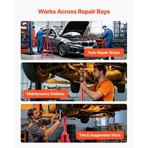 Supporto di sollevamento sottoscocca regolabile in altezza con capacità di 1 tonnellata (2204 libbre) e cuscinetti integrati per sollevatori auto - Product Image 6
