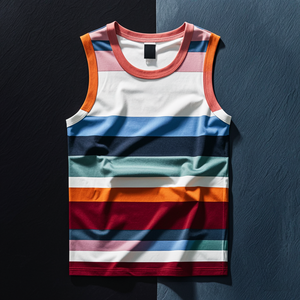 เสื้อกล้ามผู้ชายคุณภาพสูง เสื้อผ้ากีฬาแขนกุด เสื้อฟิตเนสฤดูร้อน เสื้อกล้ามผู้ชายหลากสี เสื้อกีฬาสำหรับผู้ชาย - Product Image 6