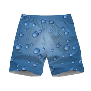 Shorts de plage décontractés pour hommes, personnalisés OEM, en toile haute élasticité, anti-UV, imperméables, séchage rapide, avec cordon de serrage - Product Image 1