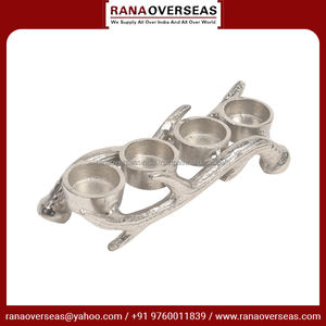 Portavelas de Aluminio Clásico Hecho a Mano, Duradero, para Decoración de Navidad, Hogar, Bodas y Fiestas - Product Image 2