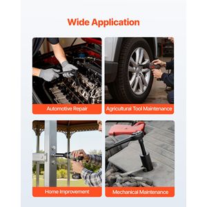 Set di 64 Chiavi a Bussola a Impatto da 3/8 di Pollice, 6 Punte, Profonde e Poco Profonde, SAE e Metriche (6-24 mm), Copre Misure da 5/16 di Pollice a 1 Pollice - Product Image 1