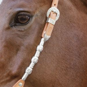 Western Horse Bridle with beautiful design hand crafted genuine leather horse bridle India Leather <b>Equestrian</b> Horse - Product Image 4