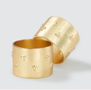 Anillo para Servilletas de Latón Hecho a Mano de Primera Calidad, Accesorios de Lujo para Mesa, Decoración Moderna para Bodas, Fiestas, Hoteles y Restaurantes - Product Image 3