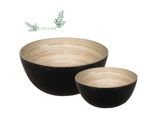 Assiette en bambou tissé de couleur personnalisée biodégradable - Assiette de service en bambou 100% naturel et écologique par Eco2Go Vietnam - Product Image 6