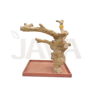 Perchoir pour oiseaux de grande taille JM1 E-L en bois de café, écologique et durable, fabriqué par Javawood pour les fournitures d'oiseaux - Product Image 1