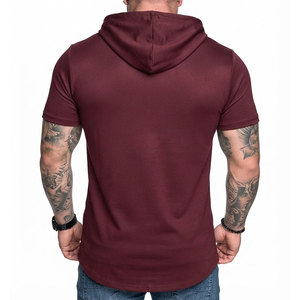 Adjustable Drawstring Men's Training Hoodie High Quality Polyester Cotton Blend Material Anti Wrinkle Eco Friendly Custom Hoodie - Product Image 2