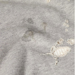 Sudadera con Capucha para Hombre, Estilo Acid Wash, con Pedrería y Logotipo Frontal, Felpa Francesa, 100% Algodón, Transpirable, 300g, Invierno, Bajo MOQ, Superventas - Product Image 5