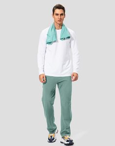 Pantalon de bureau formel pour homme, coupe classique, jambe droite, tissu infroissable, élégant, confortable, durable - Product Image 4