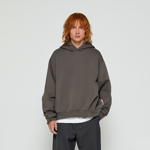 Sudadera con Capucha Unisex BASRA SPORTS, Corte Regular, Felpa, 320g, Algodón Grueso, Bolsillo Sólido, Antiencogimiento, Cálida, Informal, para Invierno - Product Image 3