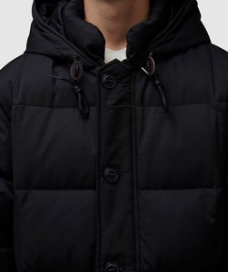 Chaqueta de Plumón Formal de Invierno para Hombre, con Capucha, Cierre Frontal con Cremallera, Logotipo Personalizable - Product Image 4