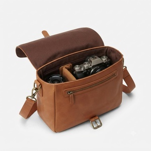 Women's Genuine Leather <b>Messenger</b> <b>Bag</b> Solid Color Adjustable Strap Classic Flap Closure Daily Use All Seasons - Product Image 3