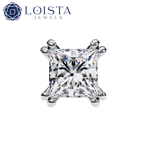 Bijoux en diamants certifiés IGI luxueux, or véritable 18 carats, diamants cultivés en laboratoire, boucles d'oreilles rondes pour femmes - Product Image 4
