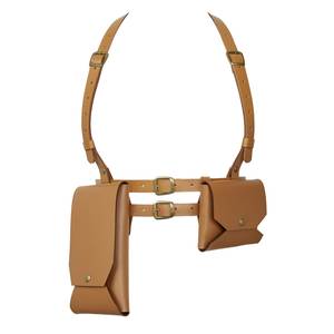 Sac à bandoulière tactique FAZMAX Oxford unisexe, sac à dos à bandoulière, doublure en cuir véritable, fermeture éclair, sangle détachable - Product Image 3