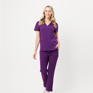 Wholesale Hot Selling Custom Color Design <b>Plus</b> <b>Size</b> Heavyweight Breathable Short Sleeve Women's Hospital Use - Product Image 1