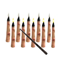 Bougies doigts effrayantes TOOWIN pour Halloween, accessoires de décoration d'ambiance réalistes en cire pour maison hantée intérieure