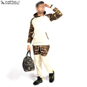 Ensemble survêtement camouflage personnalisé pour homme 2026 – Polaire épaisse, streetwear, sweat à capuche et pantalon de survêtement - Product Image 3