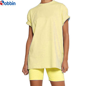 Conjunto de Dos Piezas de Verano para Mujer, Estilo Hip Hop, Transpirable, de Secado Rápido, Camiseta de Algodón Ecológico, Pantalones Jogger por Encima de la Rodilla - Product Image 2