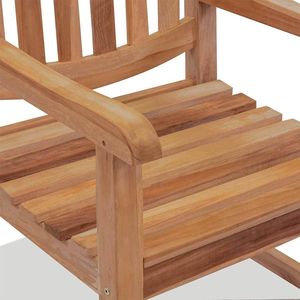 Fauteuil de jardin en teck massif moderne et luxueux, résistant aux intempéries, meubles d'extérieur pour patio - Product Image 5