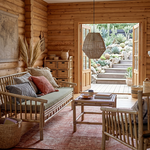 Natural Bamboo <b>Bench</b> Sofa Handmade Bamboo Furniture Eco Friendly for Living Room Patio Garden Resort Hotel - Product Image 1