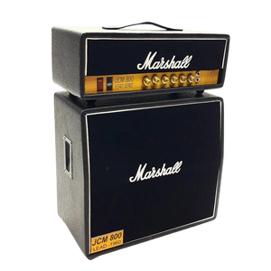 ลำโพงแอมพลิฟายเออร์ขนาดเล็กตกแต่งบ้าน 6.2 นิ้ว รุ่น Marshall 2 สีดำ ทำจากไม้ ทำด้วยมือ สำหรับตกแต่งบ้าน - Product Image 2