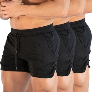 Pantalones Cortos Deportivos Casuales para Hombre con Logotipo OEM al por Mayor, Paquete de 2, de Secado Rápido, Transpirables, Ecológicos, para Gimnasio y Entrenamiento, con Cierre - Product Image 1