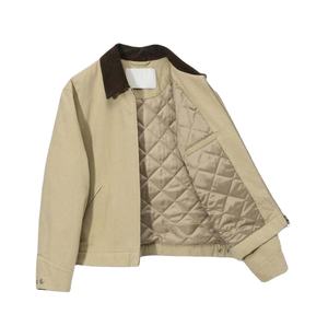 Chaqueta de Trabajo de Invierno para Hombre, Personalizada, de Alta Calidad, con Cuello Camisero, Cierre de Cremallera, de Algodón Resistente, Bordada, Cortavientos y Transpirable - Product Image 4