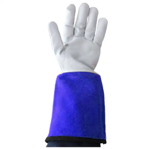 Guantes de Soldadura TIG de Alto Rendimiento, Duraderos, Resistentes a Cortes e Impactos, de Piel de Cabra y Vacuno, con Puño de Seguridad, 7 oz, Nivel de Impacto 2 - Product Image 4