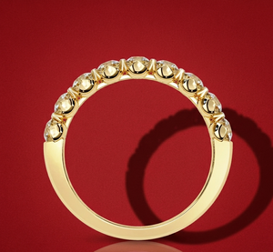 แหวนหมั้นเพชรทรงมาร์คีส์ทองคำแท้ 14K สำหรับผู้หญิง เพชรเพาะเลี้ยงในห้องปฏิบัติการ รับรองโดย IGI สไตล์หรูหรา - Product Image 4