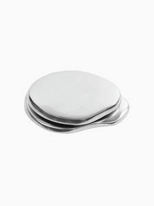 Handmade Metal Coasters With Antique Finish For Vintage Style Home Decor And Dining <b>Table</b> <b>Protection</b> - Product Image 4