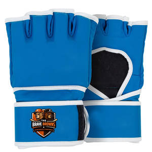 Guantes de MMA de Cuero de Primera Calidad de Marca Privada, Guantes de Entrenamiento Ligeros Personalizables al por Mayor - Product Image 1
