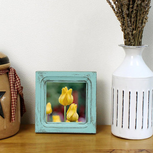 Custom Made of Mango Wood Photo <b>Frame</b> with Logo Rustic Vintage Solid Wooden <b>Frame</b> Glass Tabletop Display or Wall Mount Decor Use - Product Image 5