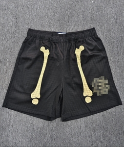 Shorts de basket-ball pour hommes en mesh à séchage rapide avec logo personnalisé par sublimation, shorts de basket-ball d'été pour la plage - Product Image 5