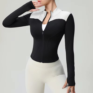 Zipper <b>Long</b> Sleeve <b>Shirt</b> Modern Fit Casual Fashion Apparel Factory Direct Supply <b>Women's</b> Casual Full Sleeve Zip Closure <b>Shirt</b> - Product Image 3