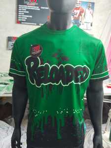 Conjunto de Camiseta de Baloncesto Sublimada para Hombre LONG MISSION, Diseño Green Reloaded, Secado Rápido, Poliéster, Cuello Redondo, Manga Corta, Adulto - Product Image 5