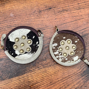 กระเป๋าใส่เหรียญทำจากหนังวัวแท้มีสไตล์กระเป๋าสตางค์ดีไซน์ใหม่กระเป๋าใส่บัตรกระเป๋าใส่เหรียญขนาดเล็กสำหรับผู้หญิง - Product Image 4