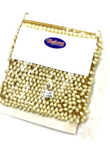 Flecos de Borlas Metálicas Doradas de Nailon 100% de 6 cm (2.5 Pulgadas), Ecológicos y Bordados para Adornos de Alfombras y Bolsos - Venta al por Mayor - Product Image 4