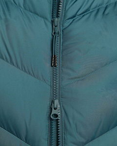 Chaleco Acolchado Impermeable de Lana Color Verde Azulado para Hombre, Cierre de Cremallera, Sin Mangas, Ropa de Invierno Informal, Corte Regular, Color Sólido - Product Image 6