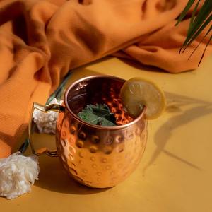 Taza de cobre de alta calidad para uso en la cocina, mesa de comedor y para beber agua saludable, de fabricante y proveedor indio. - Product Image 4