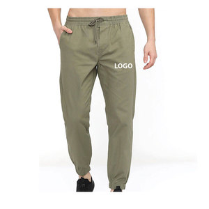 กางเกงผู้ชาย กางเกงวอร์มผ้าแคนวาสนุ่ม น้ำหนักเบา สวมใส่สบายทุกวัน มีกระเป๋าอเนกประสงค์ เอวกลาง ยางยืด เหมาะสำหรับออกกำลังกาย - Product Image 1