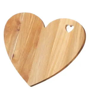 Oriental Wooden Chopping Board With Heart Shape Design Vegetable Boards Stylish Hot selling Cutting Board