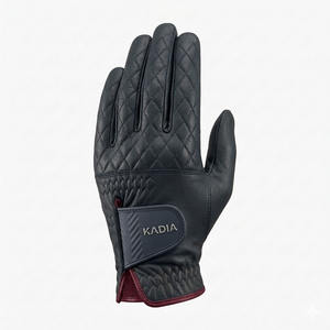 High Quality Custom Logo Sheepskin Golf Cycling Gloves Right Hand Breathable Moisture Wicking Full Finger <b>Hook</b> Loop Closure for - Product Image 3