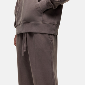Pantalones Deportivos de Algodón Marrón para Hombre, Cintura Elástica con Cordón, Corte Holgado Informal, Pierna Recta, Bolsillos Laterales, Ropa de Otoño - Product Image 5
