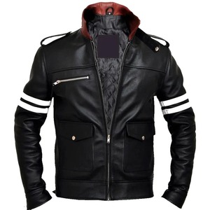 เสื้อแจ็คเก็ตหนังสตรีทแวร์กันลมรักษ์โลกสำหรับผู้ชาย รุ่น Alex Mercer Prototype - Product Image 1