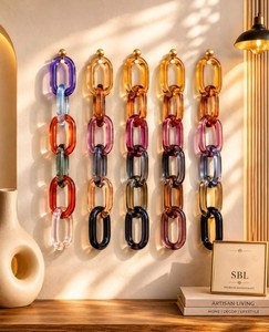 Resin <b>Wall</b> Vase Eco-Friendly Handmade Wedding Home Dcor Modern Luxury Display Piece - Product Image 1