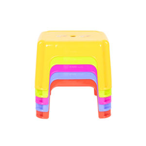 Taburete de Plástico Apilable, Moderno y Elegante, Diseño Simple, Ecológico, Ligero, para el Hogar, la Escuela, Niños, Sala de Estar - Product Image 6