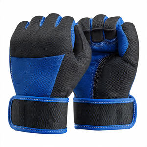 Guantes de Neopreno Antideslizantes para Fitness con Soporte para Muñeca, Guantes de Gimnasio para Entrenamiento con Palma Antideslizante de Neopreno - Product Image 5