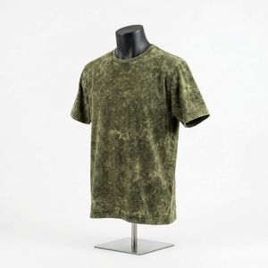 เสื้อยืดคอตตอน 100% ทรงโอเวอร์ไซส์ แขนเสื้อแบบดรอปโชว์เดอร์ ล้างสีแบบแอซิดวอช น้ำหนักมาก สไตล์สตรีทแวร์ สำหรับผู้ชาย ขายส่ง - Product Image 4